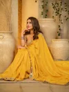 Kt 3012 Sapce Silk Fancy Mirror Lace Border Saree